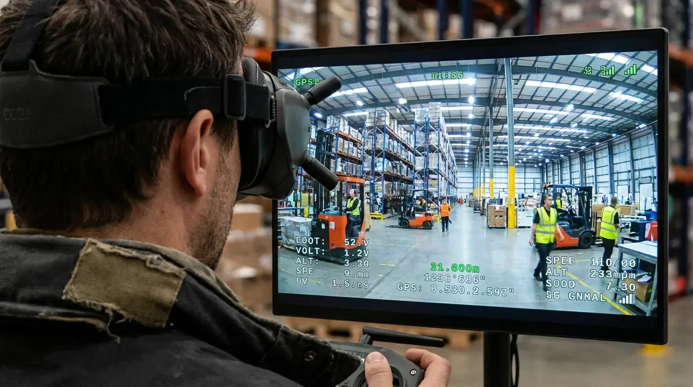 Der Blick des Piloten