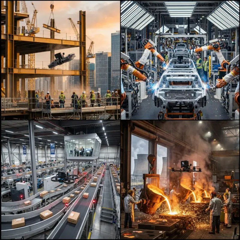 FPV Drohnenaufnahmen für Industrie